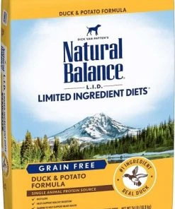 Natural Balance||American Journey Natural Balance L.I.D. Limited Ingredient Diets Grain-Free Duck & Potato Formula Dry Food + American Journey Limited Ingredient Poultry Grain-Free Canned Dog Food -American Journey Sales 2024 293350 PT1. SY630 V1619983342