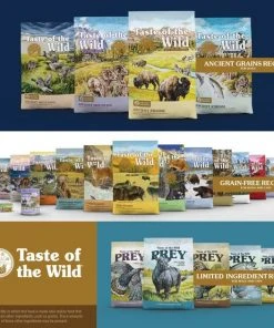 Taste of the Wild||American Journey Taste of the Wild Ancient Prairie with Ancient Grains Dry Food + American Journey Peanut Butter Recipe Grain-Free Oven Baked Crunchy Biscuit Dog Treats -American Journey Sales 2024 293860 PT3. SY630 V1657656667