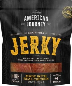 American Journey Beef Jerky Grain-Free Dog Treats, 6.5-oz bag + American Journey Chicken Jerky Grain-Free Dog Treats, 6.5-oz bag -American Journey Sales 2024 297684 PT4. SY630 V1621270363