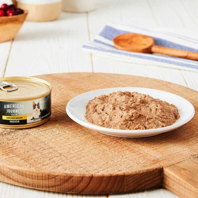 American Journey Indoor Pate Chicken Recipe Grain-Free Canned Cat Food, 5.5-oz, case of 24 + Blue Buffalo Freedom Indoor Adult Chicken Recipe Grain-Free Canned Cat Food, 5.5-oz, case of 24 American Journey||Blue Buffalo American Journey Indoor Pate Chicken Recipe Grain-Free Canned Cat Food, 5.5-oz, case of 24 + Blue Buffalo Freedom Indoor Adult Chicken Recipe Grain-Free Canned Cat Food, 5.5-oz, case of 24 -American Journey Sales 2024 297714 PT3. SY630 V1621299440