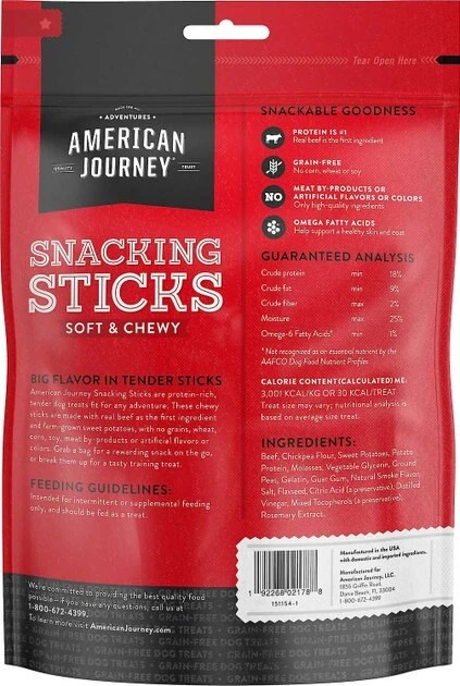 American Journey Lamb Recipe Grain-Free Soft & Chewy Snacking Sticks Dog Treats, 6-oz bag + American Journey Beef Recipe Grain-Free Soft & Chewy Snacking Sticks Dog Treats, 6-oz bag American Journey Lamb Recipe Grain-Free Soft & Chewy Snacking Sticks Dog Treats, 6-oz bag + American Journey Beef Recipe Grain-Free Soft & Chewy Snacking Sticks Dog Treats, 6-oz bag -American Journey Sales 2024 297742 PT6. SY630 V1621259865