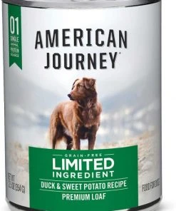 American Journey Limited Ingredient Duck & Sweet Potato Recipe Grain-Free Dry Dog Food, 24-lb bag + American Journey Limited Ingredient Diet Duck & Sweet Potato Recipe Grain-Free Canned Dog Food, 12.5-oz, case of 12 6 American Journey Limited Ingredient Duck & Sweet Potato Recipe Grain-Free Dry Dog Food, 24-lb bag + American Journey Limited Ingredient Diet Duck & Sweet Potato Recipe Grain-Free Canned Dog Food, 12.5-oz, case of 12 -American Journey Sales 2024 297750 PT4. SY630 V1621305741