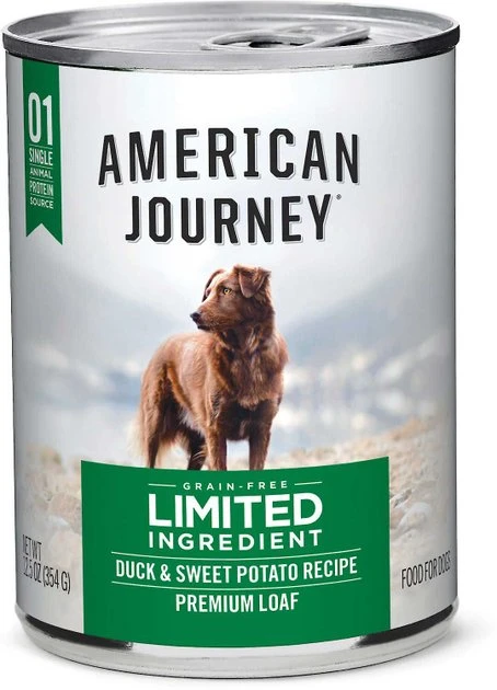 American Journey Limited Ingredient Duck & Sweet Potato Recipe Grain-Free Dry Dog Food, 24-lb bag + American Journey Limited Ingredient Diet Duck & Sweet Potato Recipe Grain-Free Canned Dog Food, 12.5-oz, case of 12 American Journey Limited Ingredient Duck & Sweet Potato Recipe Grain-Free Dry Dog Food, 24-lb bag + American Journey Limited Ingredient Diet Duck & Sweet Potato Recipe Grain-Free Canned Dog Food, 12.5-oz, case of 12 -American Journey Sales 2024 297750 PT4. SY630 V1621305741