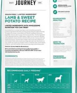 American Journey Limited Ingredient Lamb & Sweet Potato Recipe Grain-Free Dry Dog Food, 24-lb bag + American Journey Limited Ingredient Diet Lamb & Sweet Potato Recipe Grain-Free Canned Dog Food, 12.5-oz, case of 12 -American Journey Sales 2024 297754 PT2. SY630 V1621304251