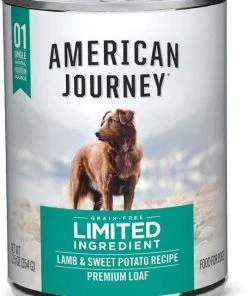 American Journey Limited Ingredient Lamb & Sweet Potato Recipe Grain-Free Dry Dog Food, 24-lb bag + American Journey Limited Ingredient Diet Lamb & Sweet Potato Recipe Grain-Free Canned Dog Food, 12.5-oz, case of 12 -American Journey Sales 2024 297754 PT4. SY630 V1621298840