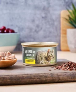 American Journey||Wellness American Journey Minced Chicken & Salmon Recipe in Gravy Grain-Free Canned Cat Food, 3-oz, case of 24 + Wellness Complete Health Natural Minced Salmon Dinner Grain-Free Canned Cat Food, 3-oz, case of 24 -American Journey Sales 2024 297756 PT2. SY630 V1621296436