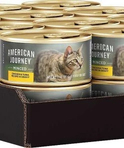 American Journey||Wellness American Journey Minced Chicken & Tuna Recipe in Gravy Grain-Free Canned Cat Food, 3-oz, case of 24 + Wellness Minced Tuna Dinner Grain-Free Canned Cat Food, 3-oz, case of 24 5 American Journey||Wellness American Journey Minced Chicken & Tuna Recipe in Gravy Grain-Free Canned Cat Food, 3-oz, case of 24 + Wellness Minced Tuna Dinner Grain-Free Canned Cat Food, 3-oz, case of 24 -American Journey Sales 2024 297758 PT3. SY630 V1621299139