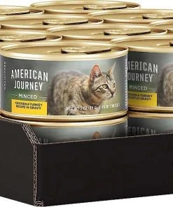 American Journey||Wellness American Journey Minced Chicken & Turkey Recipe in Gravy Grain-Free Canned Cat Food, 3-oz, case of 24 + Wellness Minced Chicken Dinner Grain-Free Canned Cat Food, 3-oz, case of 24 5 American Journey||Wellness American Journey Minced Chicken & Turkey Recipe in Gravy Grain-Free Canned Cat Food, 3-oz, case of 24 + Wellness Minced Chicken Dinner Grain-Free Canned Cat Food, 3-oz, case of 24 -American Journey Sales 2024 297762 PT3. SY630 V1623339153