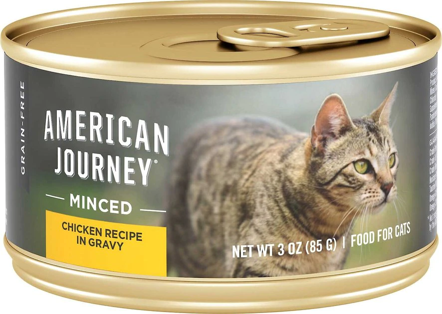 American Journey Minced Chicken Recipe in Gravy Grain-Free Canned Cat Food, 3-oz, case of 24 + Wellness Minced Chicken Dinner Grain-Free Canned Cat Food, 3-oz, case of 24 American Journey||Wellness American Journey Minced Chicken Recipe in Gravy Grain-Free Canned Cat Food, 3-oz, case of 24 + Wellness Minced Chicken Dinner Grain-Free Canned Cat Food, 3-oz, case of 24 -American Journey Sales 2024 297764 PT1. SY630 V1623253045