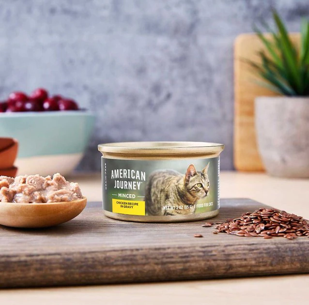 American Journey Minced Chicken Recipe in Gravy Grain-Free Canned Cat Food, 3-oz, case of 24 + Wellness Minced Chicken Dinner Grain-Free Canned Cat Food, 3-oz, case of 24 American Journey||Wellness American Journey Minced Chicken Recipe in Gravy Grain-Free Canned Cat Food, 3-oz, case of 24 + Wellness Minced Chicken Dinner Grain-Free Canned Cat Food, 3-oz, case of 24 -American Journey Sales 2024 297764 PT2. SY630 V1623255460
