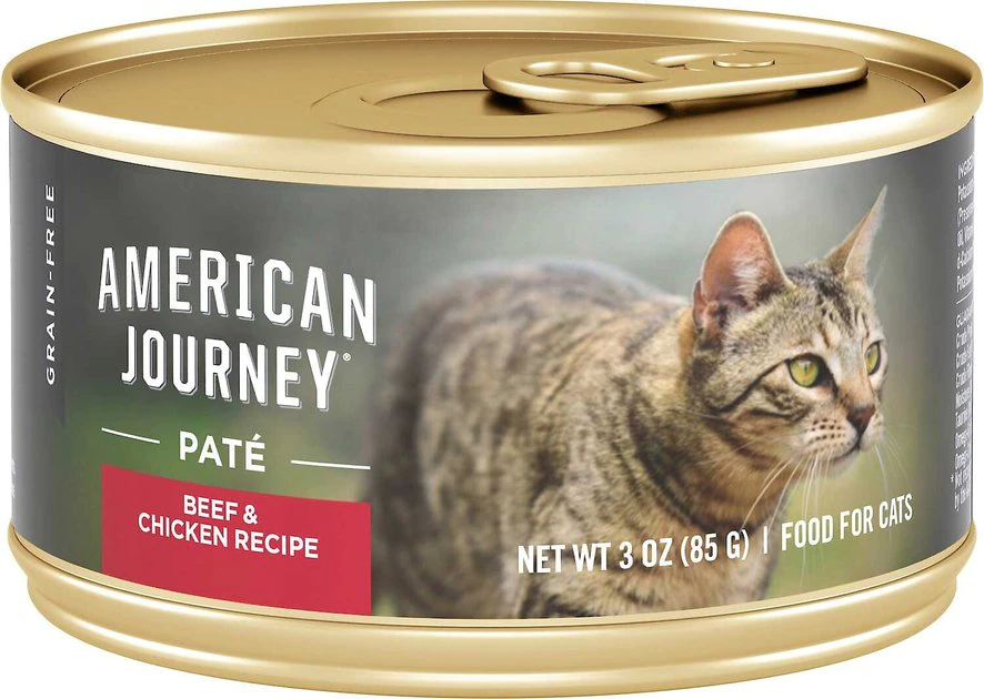 American Journey Pate Beef & Chicken Recipe Grain-Free Canned Cat Food, 3-oz, case of 24 + Wellness Complete Health Adult Beef & Chicken Formula Grain-Free Canned Cat Food, 3-oz, case of 24 American Journey||Wellness American Journey Pate Beef & Chicken Recipe Grain-Free Canned Cat Food, 3-oz, case of 24 + Wellness Complete Health Adult Beef & Chicken Formula Grain-Free Canned Cat Food, 3-oz, case of 24 -American Journey Sales 2024 297786 PT1. SY630 V1621261039