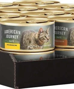 American Journey||Wellness American Journey Pate Poultry & Beef Variety Pack Grain-Free Canned Cat Food, 3-oz, case of 24 + Wellness Complete Health Poultry Lovers Pate Variety Pack Grain-Free Canned Cat Food, 5.5-oz, case of 30 5 American Journey||Wellness American Journey Pate Poultry & Beef Variety Pack Grain-Free Canned Cat Food, 3-oz, case of 24 + Wellness Complete Health Poultry Lovers Pate Variety Pack Grain-Free Canned Cat Food, 5.5-oz, case of 30 -American Journey Sales 2024 297792 PT3. SY630 V1621290130
