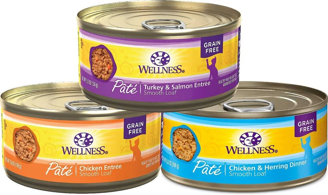 American Journey Pate Poultry Variety Pack Grain-Free Canned Cat Food, 12.5-oz, case of 12 + Wellness Complete Health Poultry Lovers Pate Variety Pack Grain-Free Canned Cat Food, 5.5-oz, case of 30 American Journey||Wellness American Journey Pate Poultry Variety Pack Grain-Free Canned Cat Food, 12.5-oz, case of 12 + Wellness Complete Health Poultry Lovers Pate Variety Pack Grain-Free Canned Cat Food, 5.5-oz, case of 30 -American Journey Sales 2024 297796 PT4. SY630 V1623253964