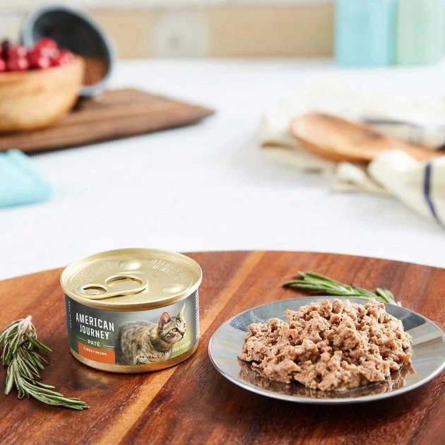 American Journey Pate Turkey Recipe Grain-Free Canned Cat Food, 3-oz, case of 24 + Wellness Complete Health Turkey Formula Grain-Free Canned Cat Food, 3-oz, case of 24 American Journey||Wellness American Journey Pate Turkey Recipe Grain-Free Canned Cat Food, 3-oz, case of 24 + Wellness Complete Health Turkey Formula Grain-Free Canned Cat Food, 3-oz, case of 24 -American Journey Sales 2024 297804 PT2. SY630 V1623255756