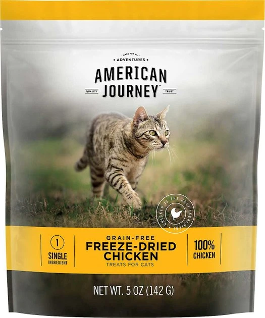 American Journey Salmon Recipe Grain-Free Dry Cat Food, 12-lb bag + American Journey 100% Chicken Freeze-Dried Grain-Free Cat Treats, 5-oz bag American Journey Salmon Recipe Grain-Free Dry Cat Food, 12-lb bag + American Journey 100% Chicken Freeze-Dried Grain-Free Cat Treats, 5-oz bag -American Journey Sales 2024 297814 PT4. SY630 V1621269441