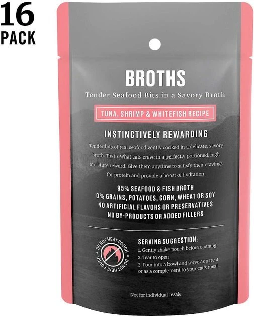 Tiki Cat Velvet Mousse Variety Pack Grain-Free Wet Cat Food, 2.8-oz pouch, case of 12 + American Journey Landmark Broths Tuna, Shrimp and Whitefish Recipe Wet Cat Food Complement Pouches, 1.4 oz case of 16 Tiki Cat||American Journey Tiki Cat Velvet Mousse Variety Pack Grain-Free Wet Cat Food, 2.8-oz pouch, case of 12 + American Journey Landmark Broths Tuna, Shrimp and Whitefish Recipe Wet Cat Food Complement Pouches, 1.4 oz case of 16 -American Journey Sales 2024 298552 PT4. SY630 V1623198441
