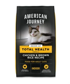 American Journey Indoor Cat Total Health Formula Chicken & Brown Rice Recipe Dry Cat Food, 15lb bag