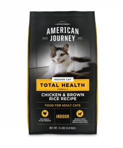 American Journey Indoor Cat Total Health Formula Chicken & Brown Rice Recipe Dry Cat Food, 15lb bag -American Journey Sales 2024 299537 PT8. SY630 V1630080986
