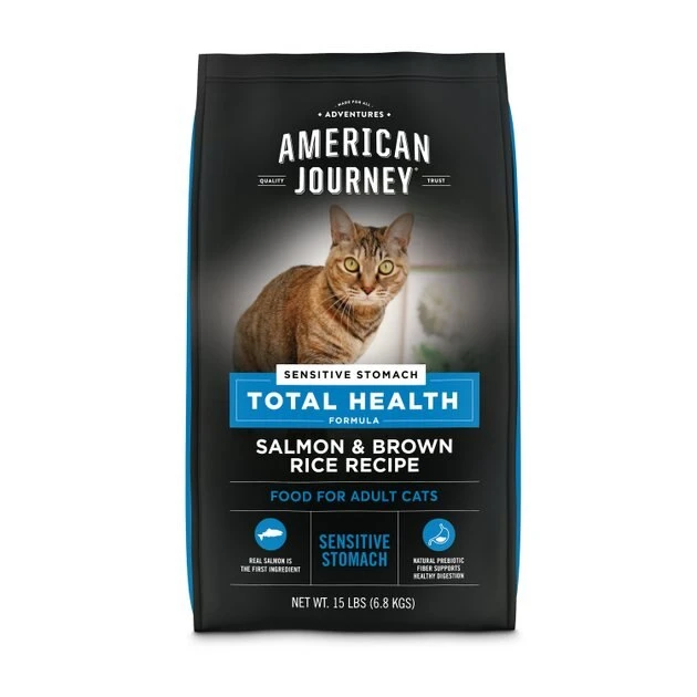 American Journey Sensitive Stomach Total Health Formula Salmon & Brown Rice Recipe Dry Cat Food, 15lb bag American Journey Sensitive Stomach Total Health Formula Salmon & Brown Rice Recipe Dry Cat Food, 15lb bag -American Journey Sales 2024 299544 PT8. SY630 V1630080698