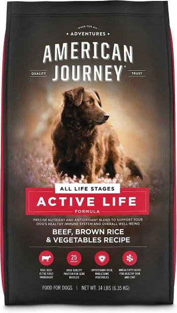American Journey Active Life Formula Beef, Brown Rice & Vegetables Recipe Dry Food + PetHonesty 10-for-1 Multivitamin with Glucosamine Soft Chews Dog Supplement American Journey||PetHonesty American Journey Active Life Formula Beef, Brown Rice & Vegetables Recipe Dry Food + PetHonesty 10-for-1 Multivitamin with Glucosamine Soft Chews Dog Supplement -American Journey Sales 2024 301698 PT1. SY630 V1622641042
