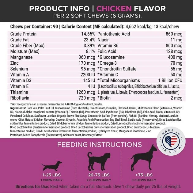 American Journey Active Life Formula Beef, Brown Rice & Vegetables Recipe Dry Food + PetHonesty 10-for-1 Multivitamin with Glucosamine Soft Chews Dog Supplement American Journey||PetHonesty American Journey Active Life Formula Beef, Brown Rice & Vegetables Recipe Dry Food + PetHonesty 10-for-1 Multivitamin with Glucosamine Soft Chews Dog Supplement -American Journey Sales 2024 301698 PT5. SY630 V1622641060