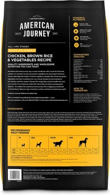 American Journey Active Life Formula Chicken, Brown Rice & Vegetables Recipe Dog Food + PetHonesty Allergy Support Immunity Strength & Digestive Health Soft Chews Dog Supplement American Journey||PetHonesty American Journey Active Life Formula Chicken, Brown Rice & Vegetables Recipe Dog Food + PetHonesty Allergy Support Immunity Strength & Digestive Health Soft Chews Dog Supplement -American Journey Sales 2024 301700 PT2. SY630 V1622657841