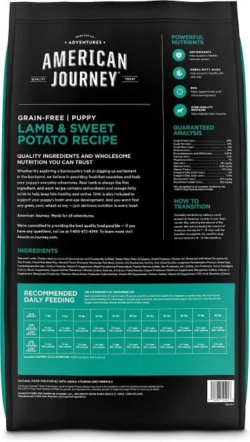 American Journey Puppy Lamb & Sweet Potato Recipe Grain-Free Dry Food + Beef Recipe Grain-Free Soft & Chewy Training Bits Dog Treats American Journey Puppy Lamb & Sweet Potato Recipe Grain-Free Dry Food + Beef Recipe Grain-Free Soft & Chewy Training Bits Dog Treats -American Journey Sales 2024 301766 PT2. SY630 V1622815661