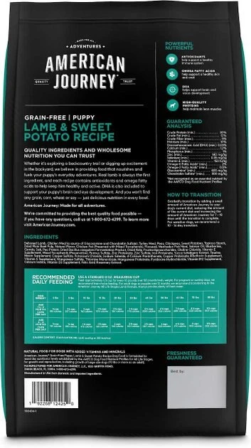 American Journey Puppy Lamb & Sweet Potato Recipe Grain-Free Dry Food + Smart Pet Love Snuggle Puppy Behavioral Aid Dog Toy American Journey||Smart Pet Love American Journey Puppy Lamb & Sweet Potato Recipe Grain-Free Dry Food + Smart Pet Love Snuggle Puppy Behavioral Aid Dog Toy -American Journey Sales 2024 301770 PT2. SY630 V1622821359