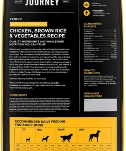 American Journey||KONG American Journey Active Life Formula Senior Chicken, Brown Rice & Vegetables Recipe Dry Food + KONG Senior Dog Toy, Large 4 American Journey||KONG American Journey Active Life Formula Senior Chicken, Brown Rice & Vegetables Recipe Dry Food + KONG Senior Dog Toy, Large -American Journey Sales 2024 302224 PT2. SY630 V1623039148