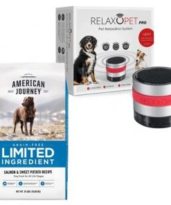 American Journey||RelaxoPet American Journey Limited Ingredient Salmon & Sweet Potato Recipe Grain-Free Dry Food + RelaxoPet Pro Dog Relaxation System