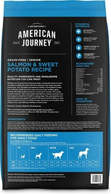 American Journey Senior Salmon & Sweet Potato Recipe Grain-Free Dry Food + Poultry & Beef Variety Pack Grain-Free Canned Dog Food American Journey Senior Salmon & Sweet Potato Recipe Grain-Free Dry Food + Poultry & Beef Variety Pack Grain-Free Canned Dog Food -American Journey Sales 2024 302336 PT2. SY630 V1623052949