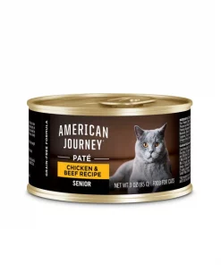American Journey Senior Pate Chicken & Beef Recipe Canned Cat Food