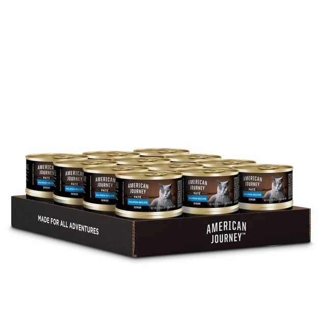 American Journey Senior Pate Salmon Recipe Canned Cat Food, 3-oz, case of 24 American Journey Senior Pate Salmon Recipe Canned Cat Food -American Journey Sales 2024 330853 PT6. SY630 V1637694105
