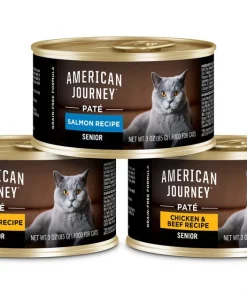 American Journey Pate Senior Wet Cat Food Variety Pack
