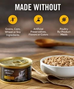 American Journey Pate Senior Wet Cat Food Variety Pack -American Journey Sales 2024 331112 PT2. SY630 V1641843460