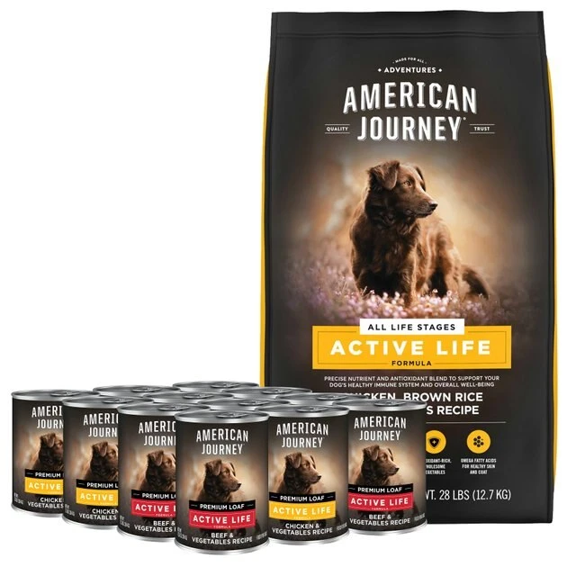 American Journey Active Life Formula Poultry & Beef Variety Pack Canned Dog Food + Chicken, Brown Rice & Vegetables Recipe Dry Food American Journey Active Life Formula Poultry & Beef Variety Pack Canned Dog Food + Chicken, Brown Rice & Vegetables Recipe Dry Food -American Journey Sales 2024 516502 MAIN. SY630 V1650101202