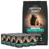 American Journey Active Life Formula Lamb & Garden Vegetables Recipe Canned Dog Food + Lamb, Brown Rice & Vegetables Recipe Dry Food