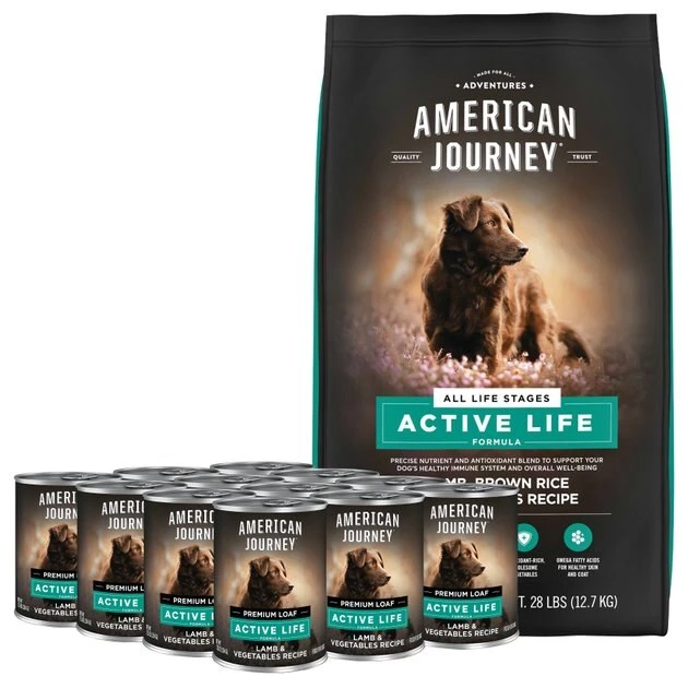 American Journey Active Life Formula Lamb & Garden Vegetables Recipe Canned Dog Food + Lamb, Brown Rice & Vegetables Recipe Dry Food American Journey Active Life Formula Lamb & Garden Vegetables Recipe Canned Dog Food + Lamb, Brown Rice & Vegetables Recipe Dry Food -American Journey Sales 2024 516534 MAIN. SY630 V1650094616