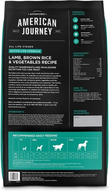 American Journey Active Life Formula Lamb & Garden Vegetables Recipe Canned Dog Food + Lamb, Brown Rice & Vegetables Recipe Dry Food American Journey Active Life Formula Lamb & Garden Vegetables Recipe Canned Dog Food + Lamb, Brown Rice & Vegetables Recipe Dry Food -American Journey Sales 2024 516534 PT6. SY630 V1649371687