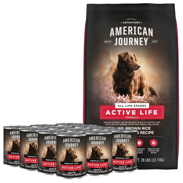 American Journey Active Life Formula Beef & Garden Vegetables Recipe Canned Dog Food + Beef, Brown Rice & Vegetables Recipe Dry Food American Journey Active Life Formula Beef & Garden Vegetables Recipe Canned Dog Food + Beef, Brown Rice & Vegetables Recipe Dry Food -American Journey Sales 2024 516550 MAIN. SY630 V1649377047