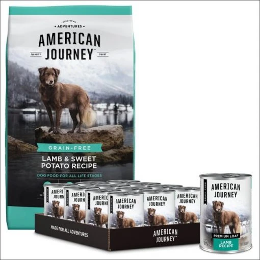 American Journey Lamb Recipe Canned Food + Lamb & Sweet Potato Recipe Dry Dog Food -American Journey Sales 2024 570006 MAIN. SY630 V1657660051