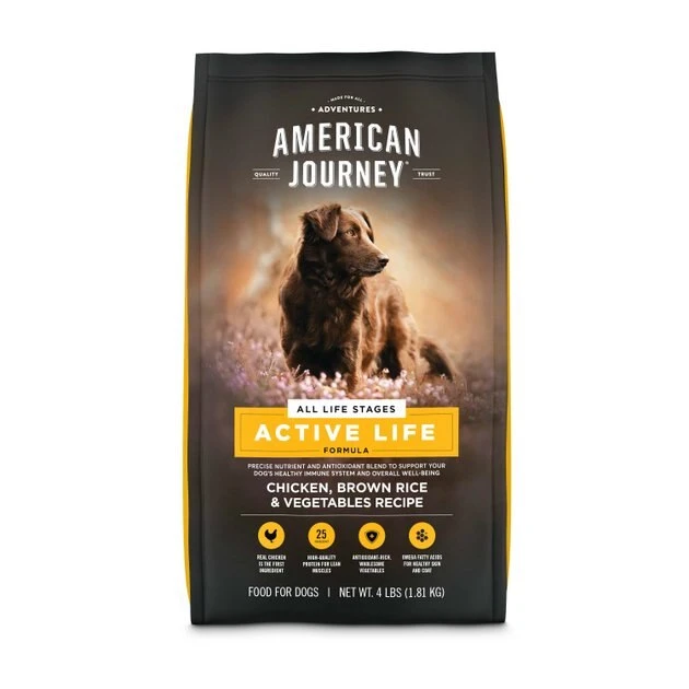 American Journey Active Life Formula Chicken & Garden Vegetables Recipe Canned Food + Chicken, Brown Rice & Vegetables Recipe Dry Dog Food, 4-lb bag American Journey Active Life Formula Chicken & Garden Vegetables Recipe Canned Food + Chicken, Brown Rice & Vegetables Recipe Dry Dog Food, 4-lb bag -American Journey Sales 2024 570014 PT5. SY630 V1657660051