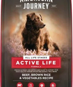 American Journey Active Life Formula Beef & Garden Vegetables Recipe Canned Food + Beef, Brown Rice & Vegetables Recipe Dry Dog Food -American Journey Sales 2024 570046 PT5. SY630 V1657660053