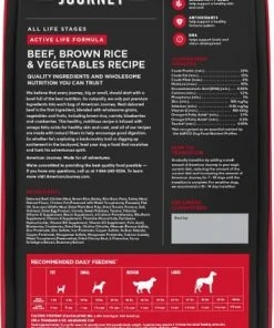 American Journey Active Life Formula Beef & Garden Vegetables Recipe Canned Food + Beef, Brown Rice & Vegetables Recipe Dry Dog Food -American Journey Sales 2024 570046 PT6. SY630 V1657660053