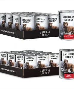 American Journey Beef Recipe + Beef & Chicken Recipe Canned Dog Food