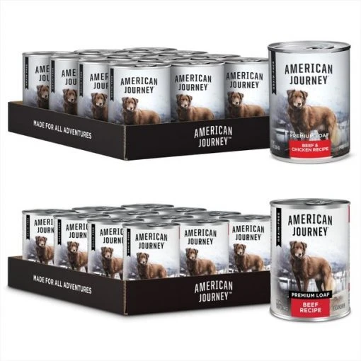 American Journey Beef Recipe + Beef & Chicken Recipe Canned Dog Food -American Journey Sales 2024 574662 MAIN. SY630 V1657660394